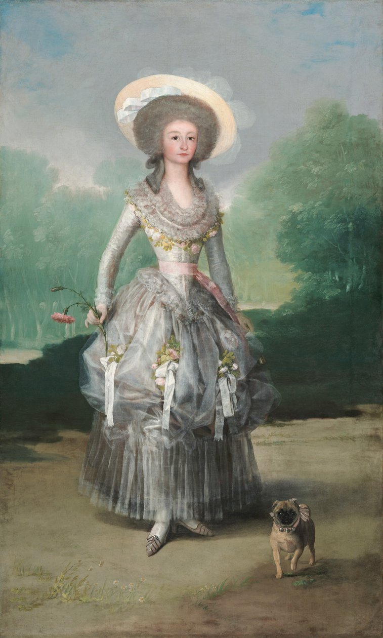Marquesa de Pontejos od Francisco de Goya