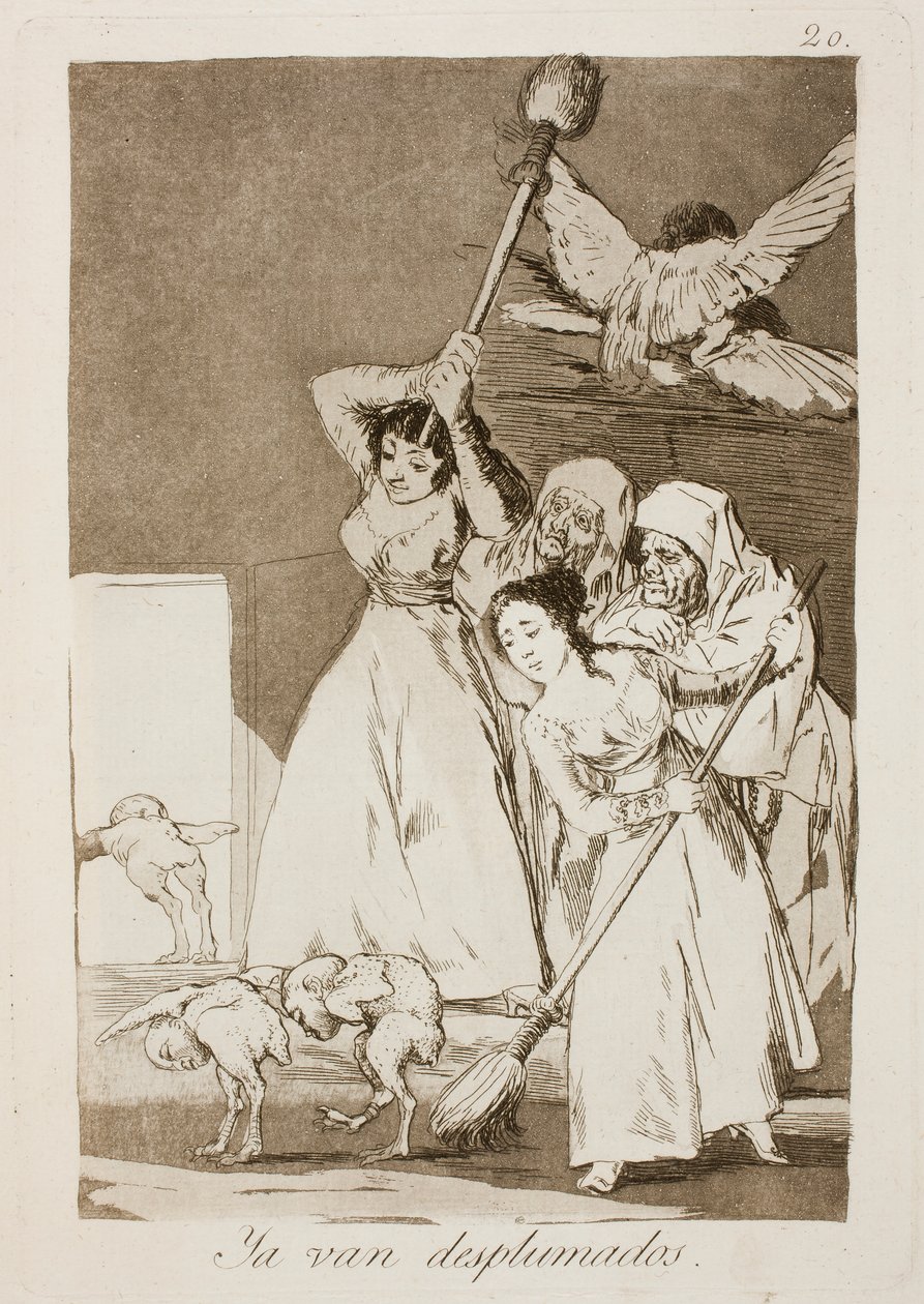 Už jsou oškubaní od Francisco de Goya