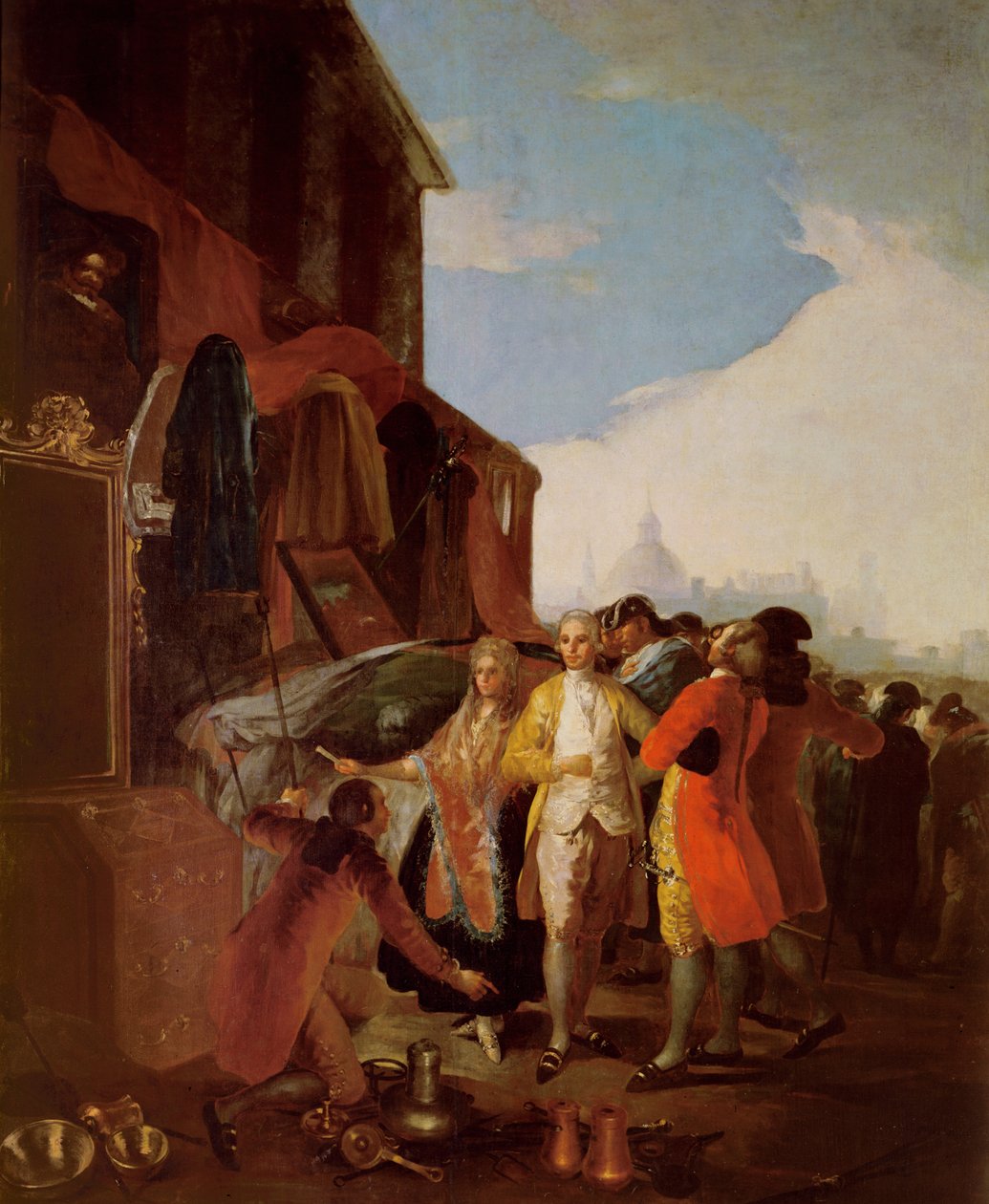 Madridský veletrh, 1778 od Francisco de Goya