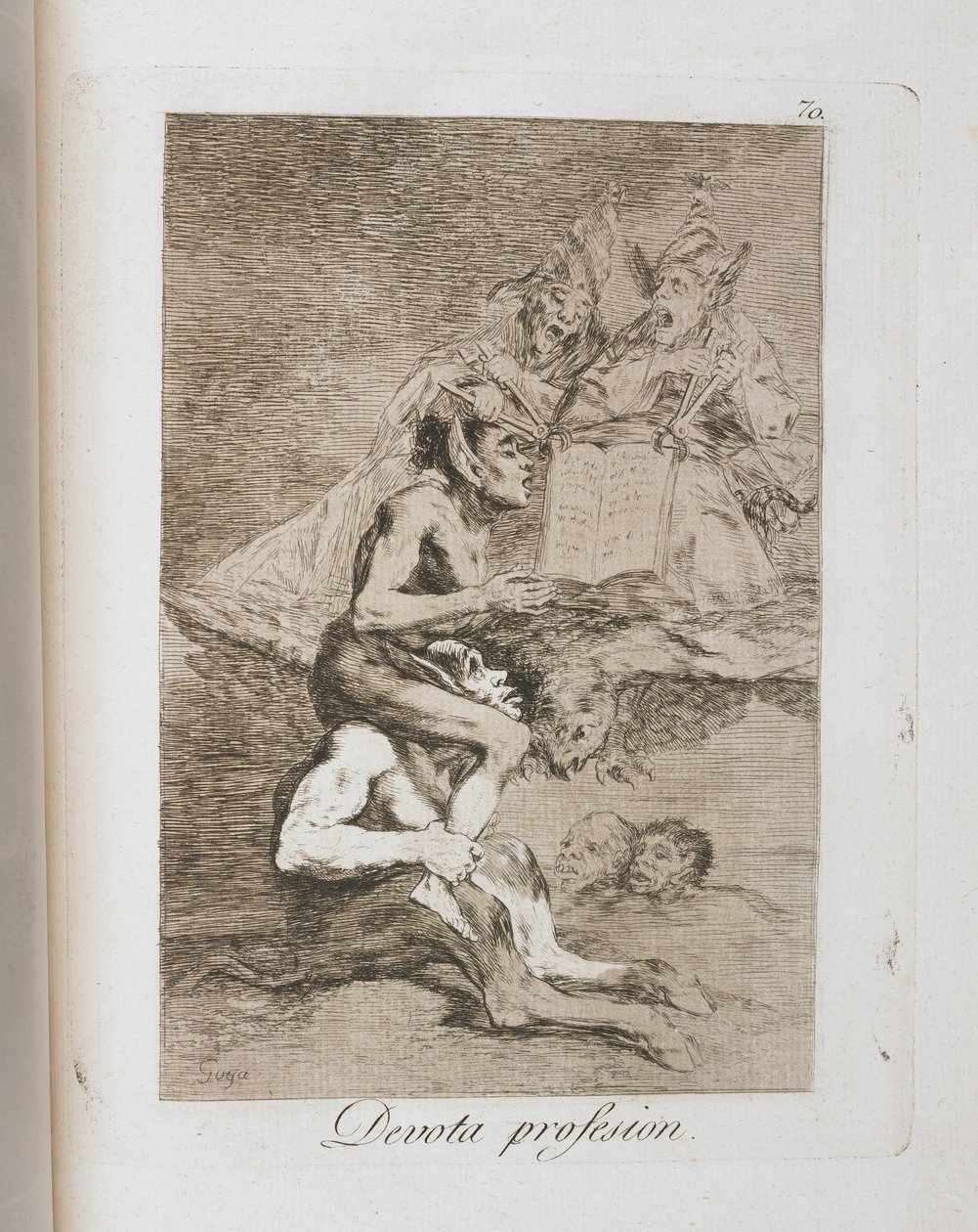 Deska z Los Caprichos, 1797-1798 od Francisco de Goya