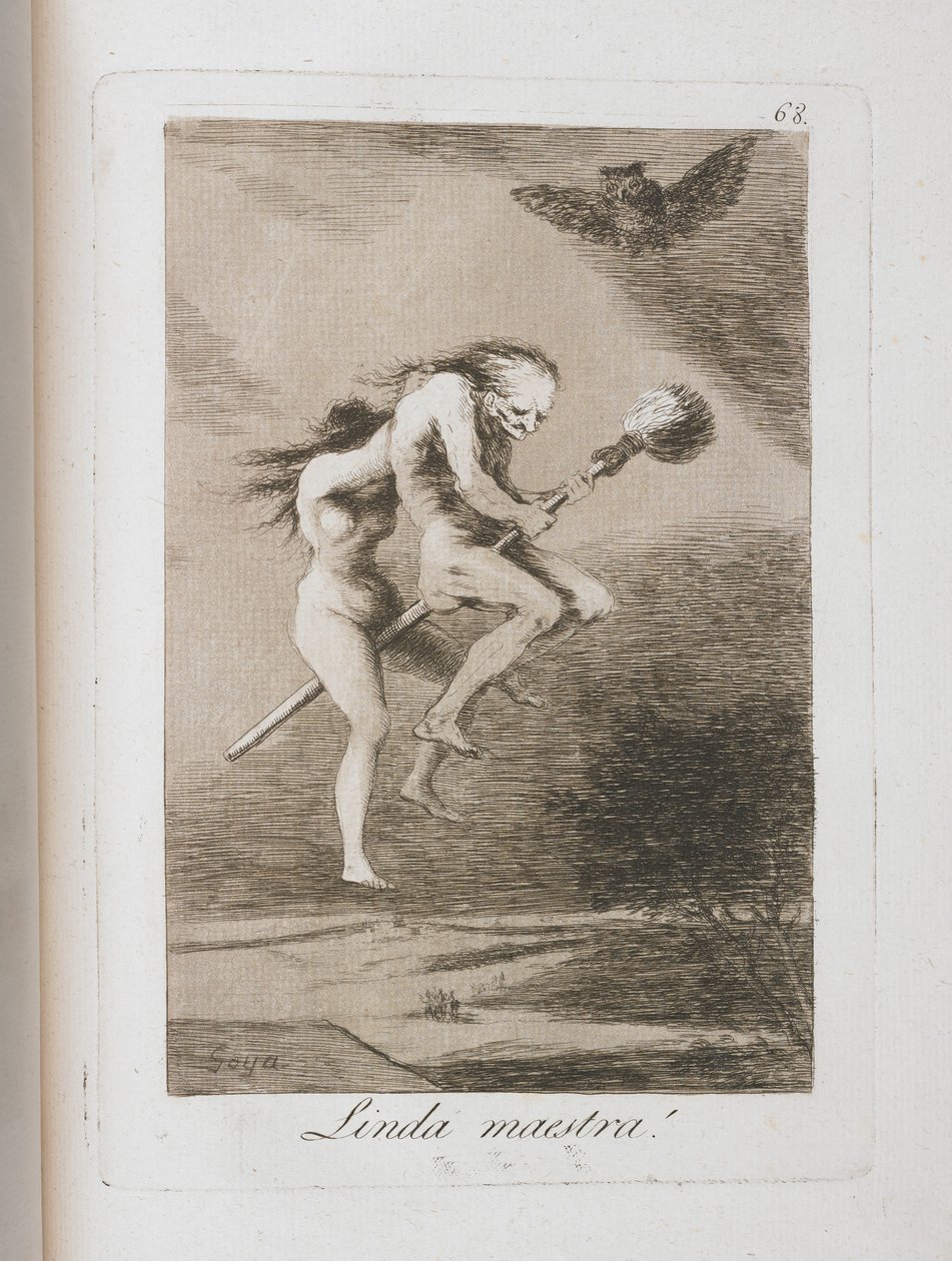 Deska z Los Caprichos, 1797-1798 od Francisco de Goya