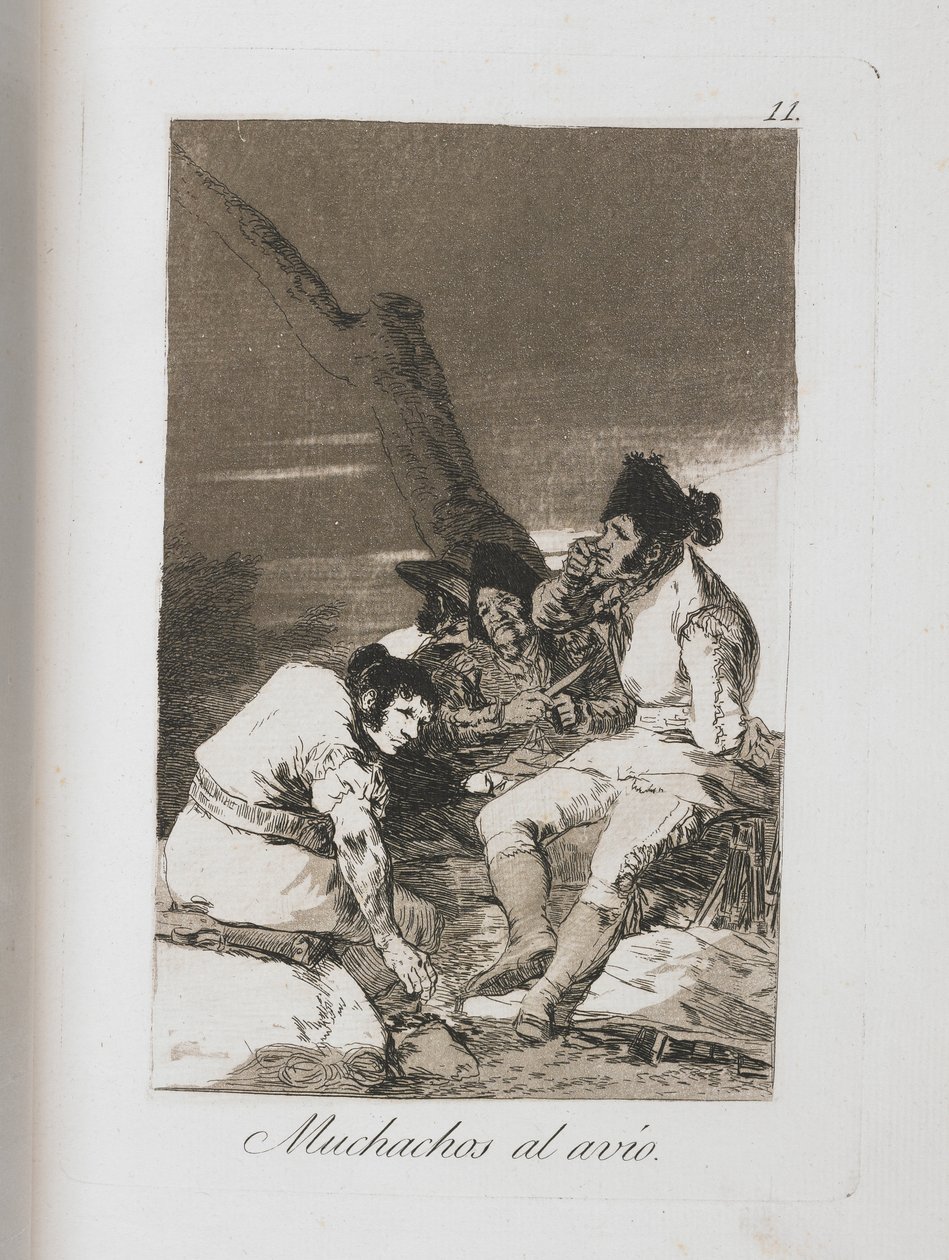 Deska z Los Caprichos, 1797-1798 od Francisco de Goya
