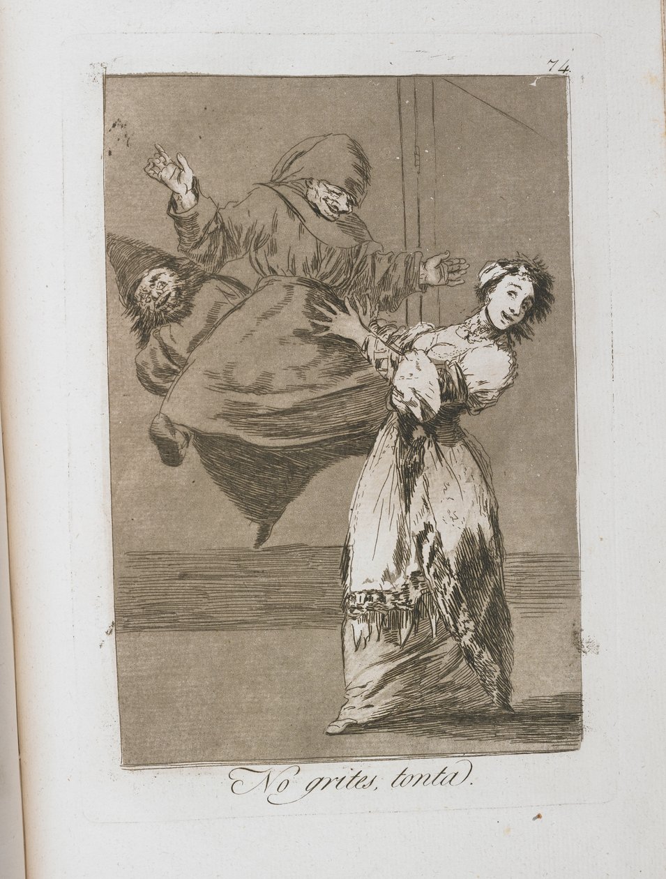 Deska z Los Caprichos, 1797-1798 od Francisco de Goya