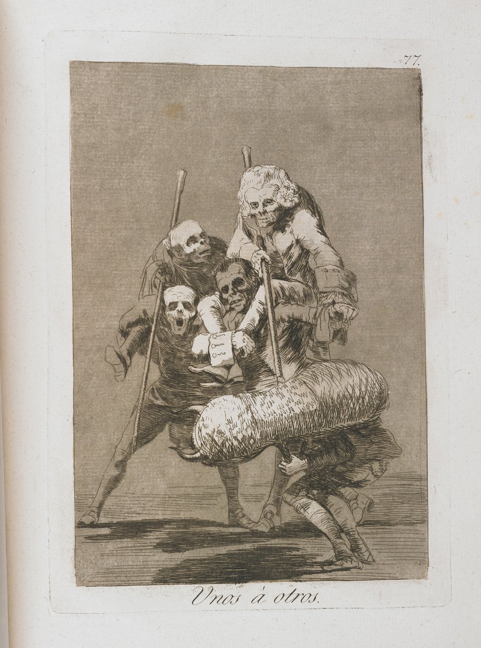 Deska z Los Caprichos, 1797-1798 od Francisco de Goya