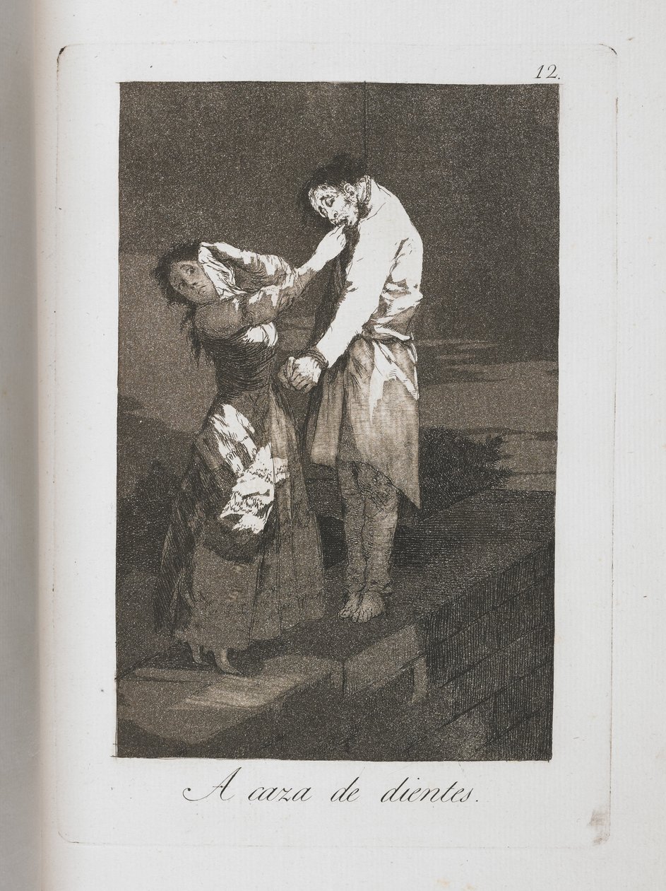 Deska z Los Caprichos, 1797-1798 od Francisco de Goya