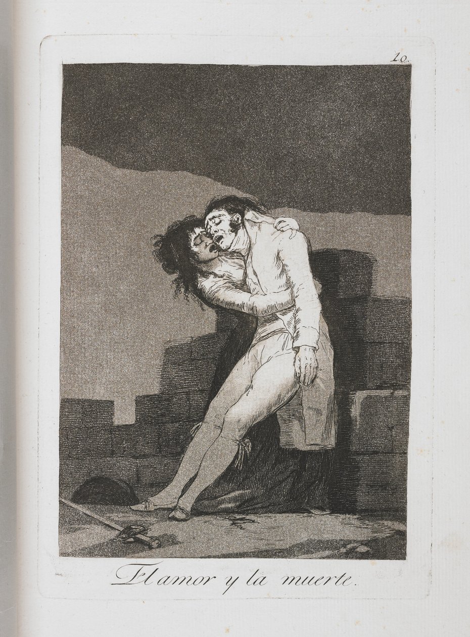 Deska z Los Caprichos, 1797-1798 od Francisco de Goya