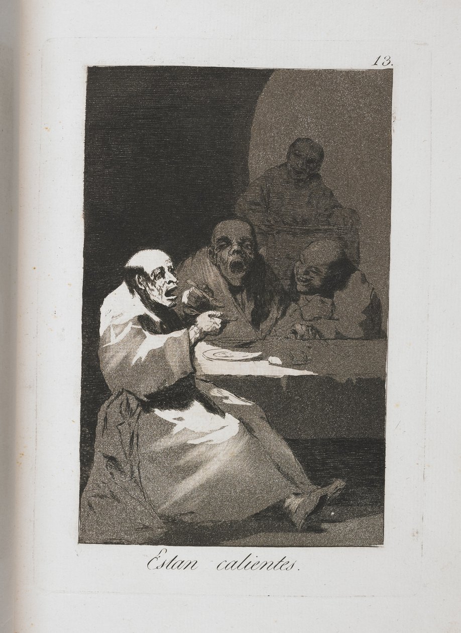 Deska z Los Caprichos, 1797-1798 od Francisco de Goya