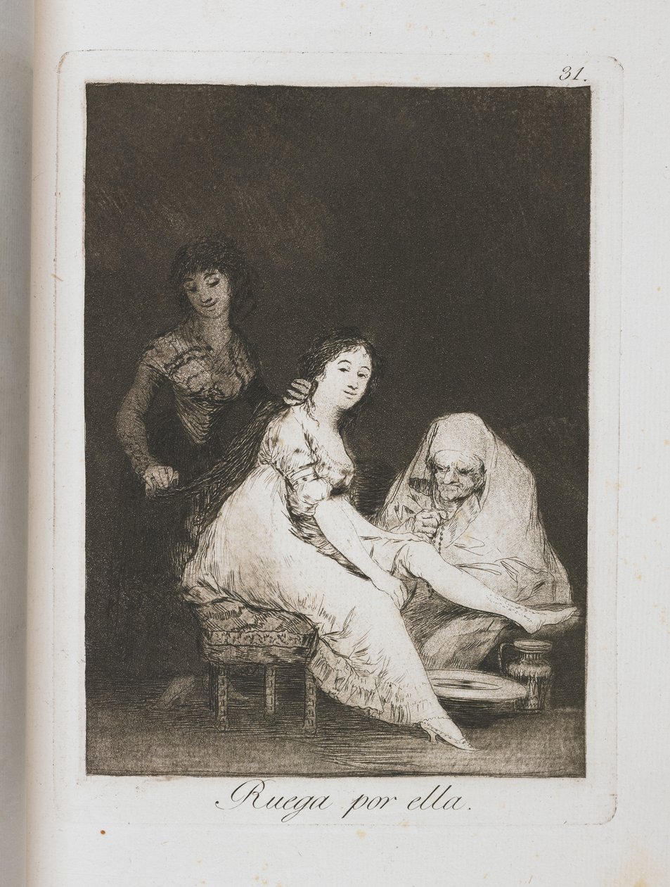 Deska z Los Caprichos, 1797-1798 od Francisco de Goya