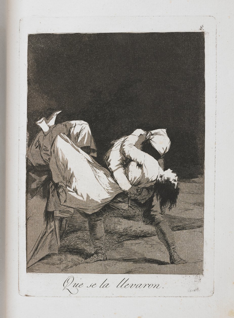Deska z Los Caprichos, 1797-1798 od Francisco de Goya