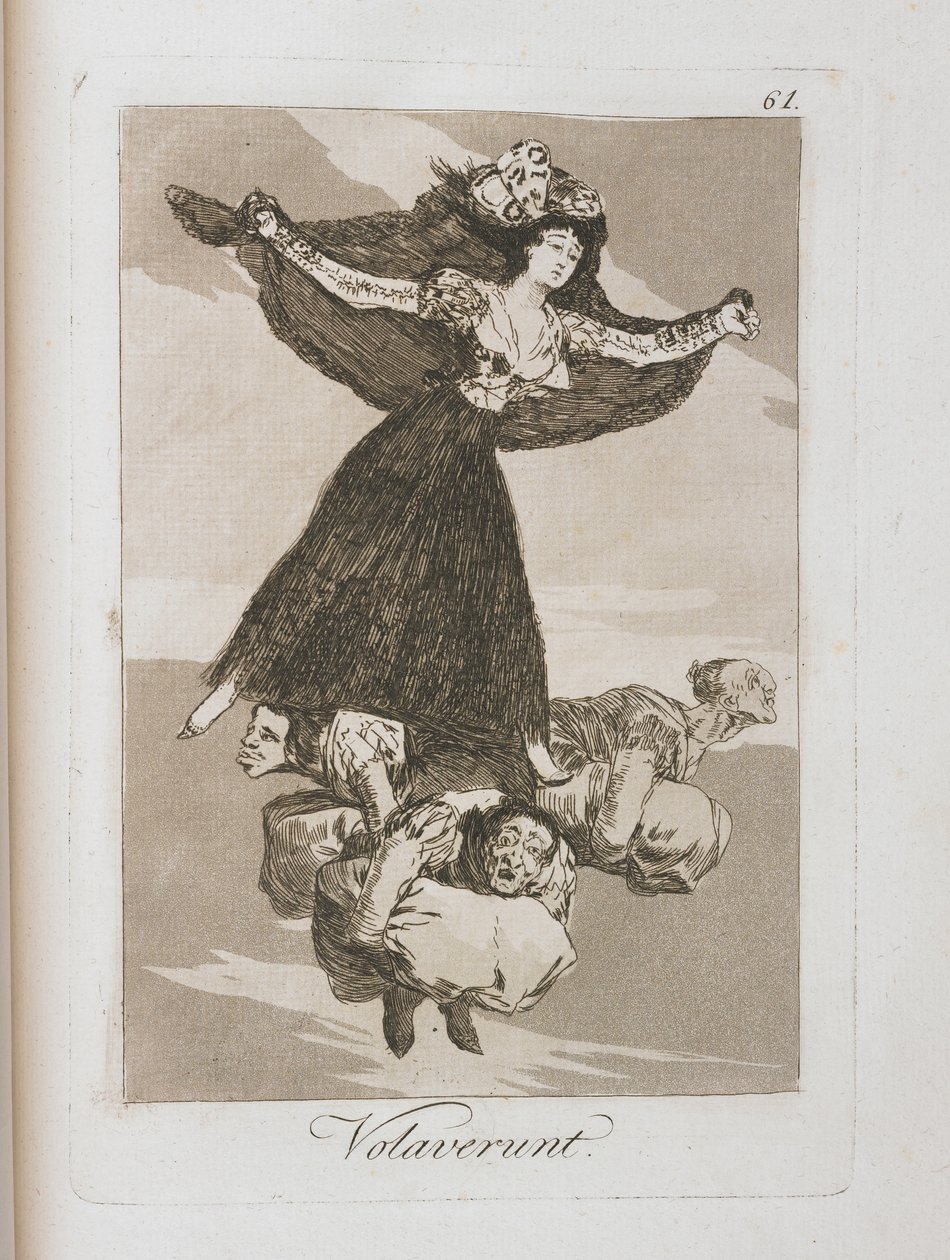 Deska z Los Caprichos, 1797-1798 od Francisco de Goya