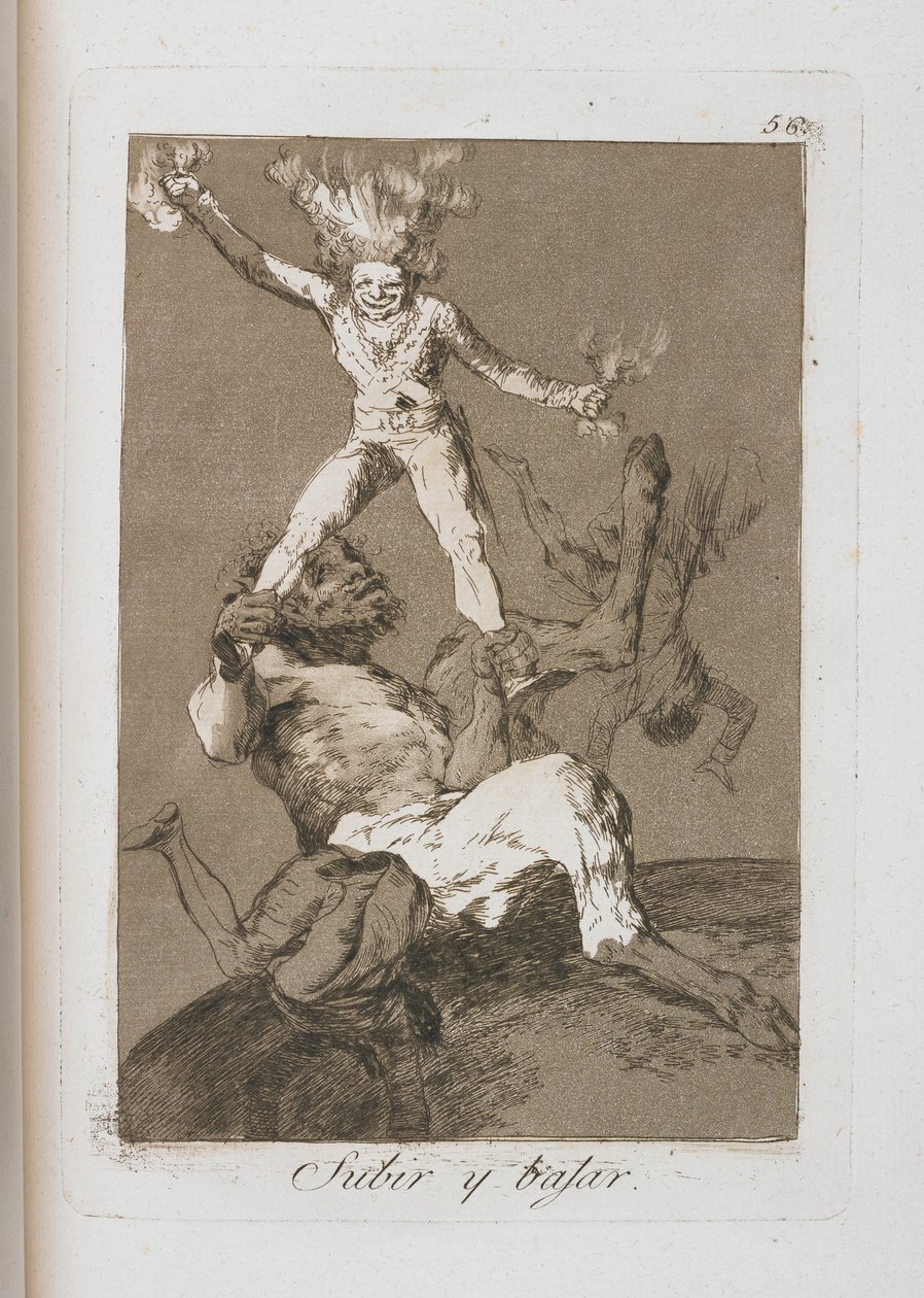 Talíř z Los Caprichos, 1797-1798 od Francisco de Goya
