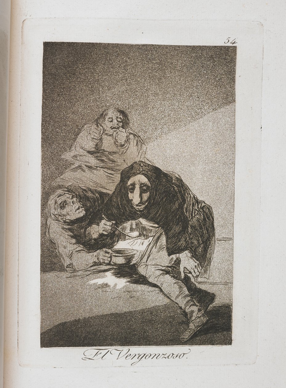 Talíř z Los Caprichos, 1797-1798 od Francisco de Goya