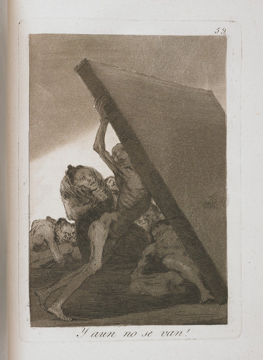 Deska z Los Caprichos, 1797-1798 od Francisco de Goya
