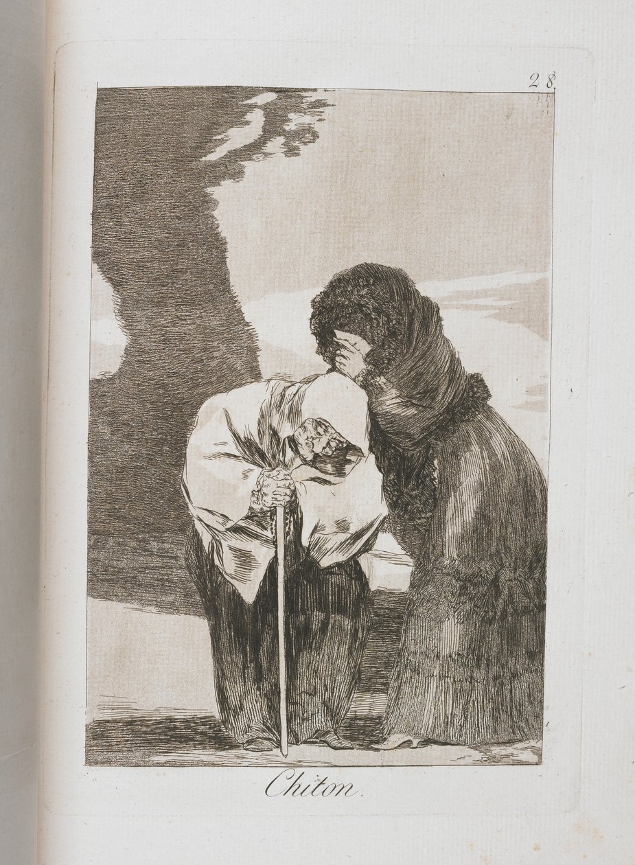 Deska z Los Caprichos, 1797-1798 od Francisco de Goya