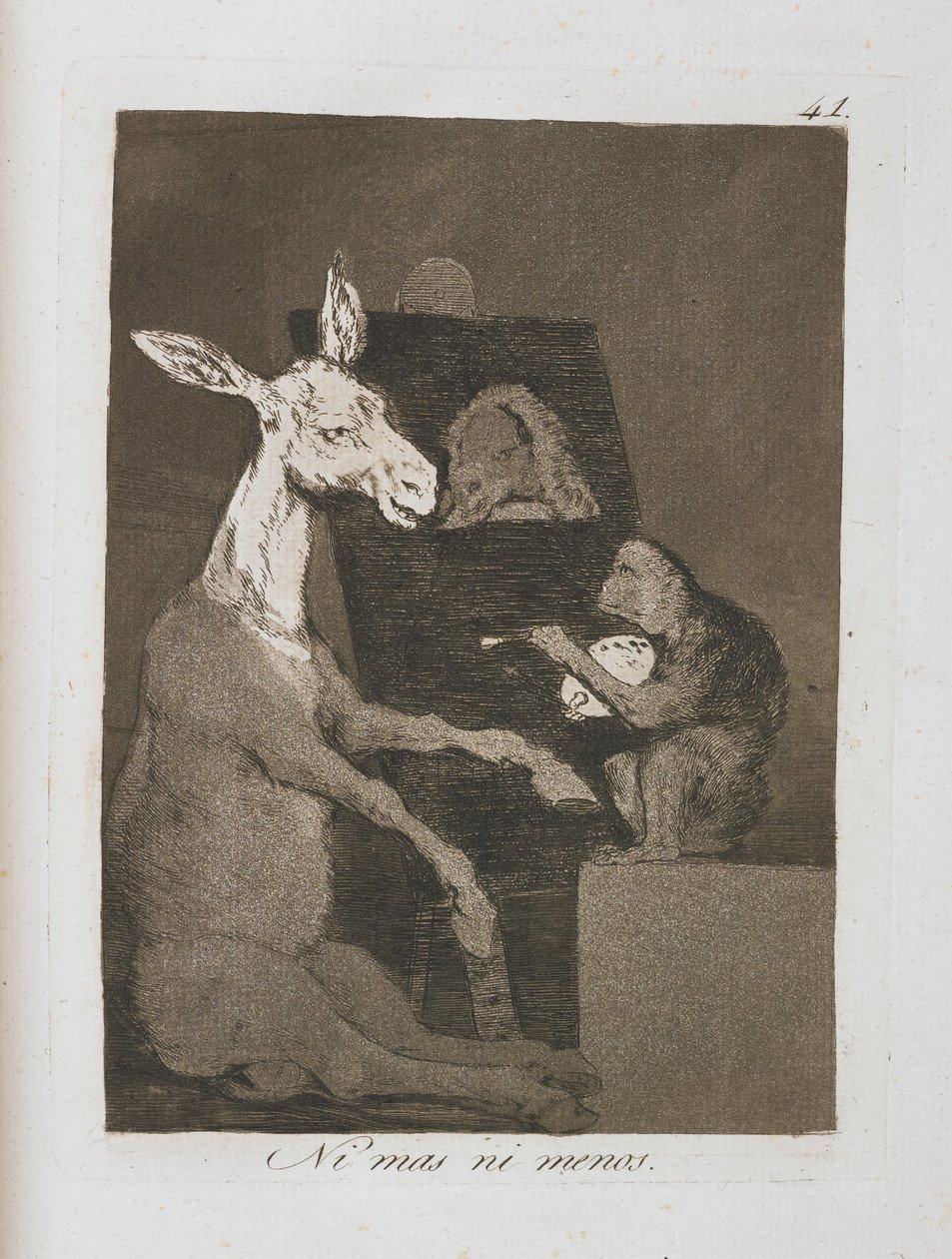 Deska z Los Caprichos, 1797-1798 od Francisco de Goya