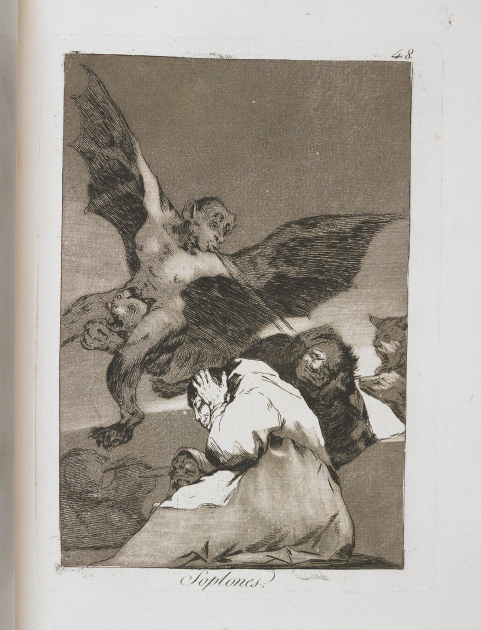 Deska z Los Caprichos, 1797-1798 od Francisco de Goya