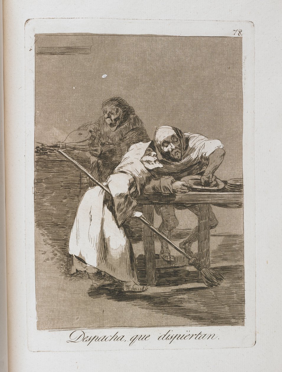 Deska z Los Caprichos, 1797-1798 od Francisco de Goya
