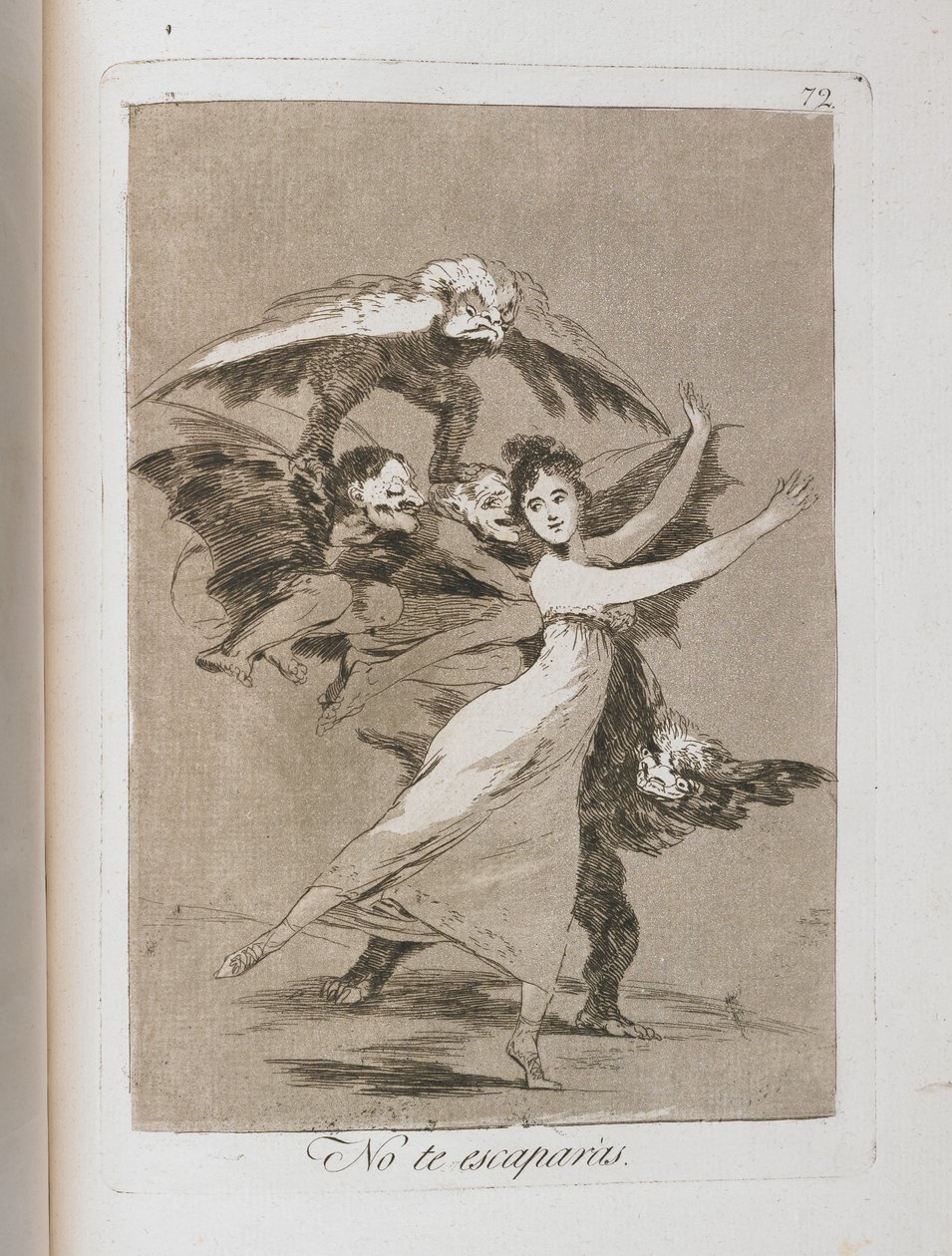 Deska z Los Caprichos, 1797-1798 od Francisco de Goya