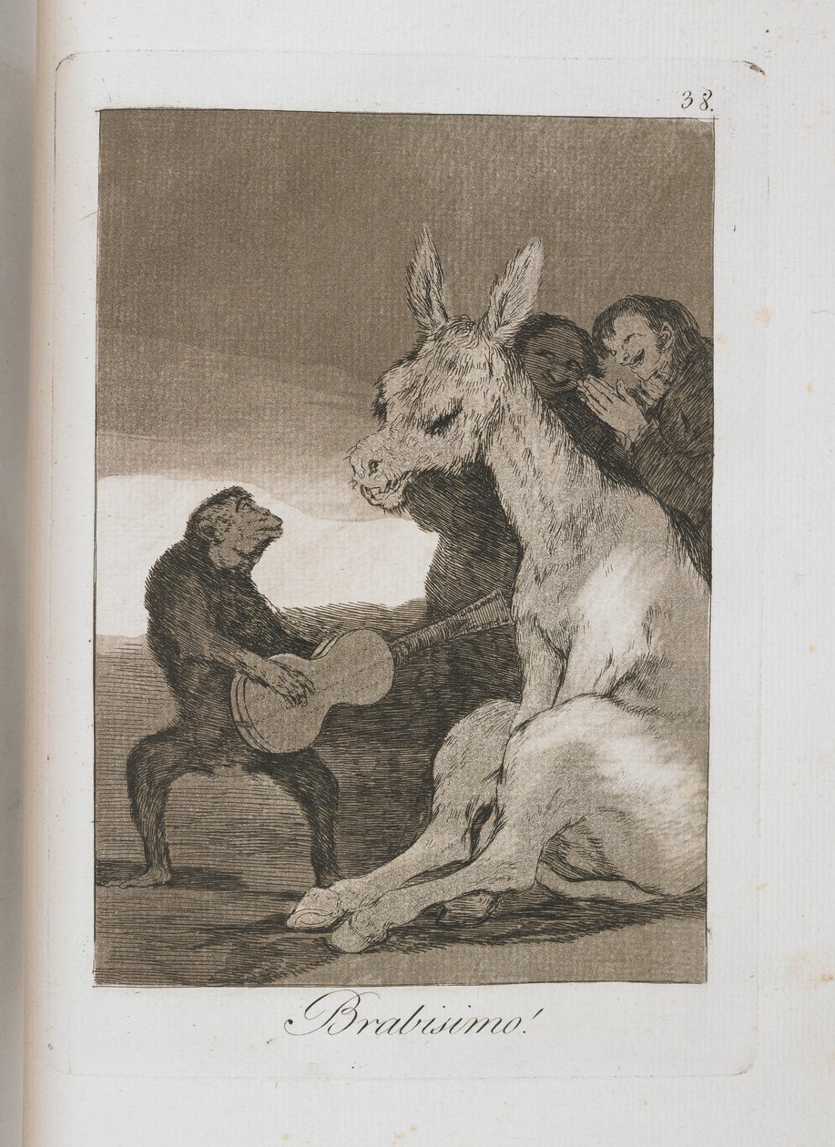 Deska z Los Caprichos, 1797-1798 od Francisco de Goya