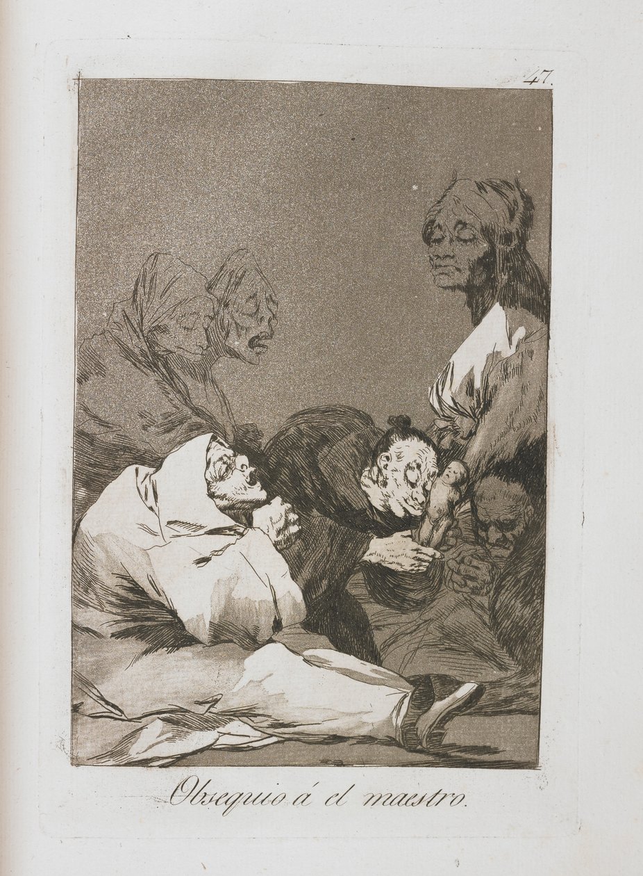 Deska z Los Caprichos, 1797-1798 od Francisco de Goya