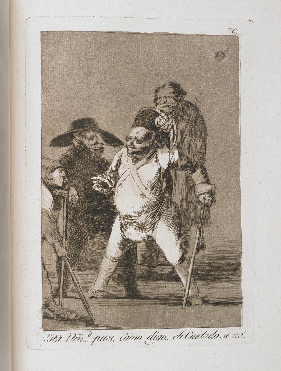Deska z Los Caprichos, 1797-1798 od Francisco de Goya