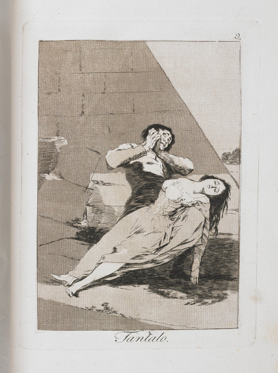 Deska z Los Caprichos, 1797-1798 od Francisco de Goya