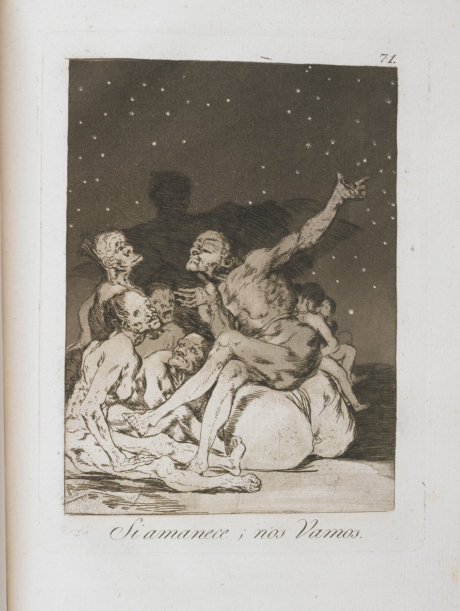 Deska z Los Caprichos, 1797-1798 od Francisco de Goya