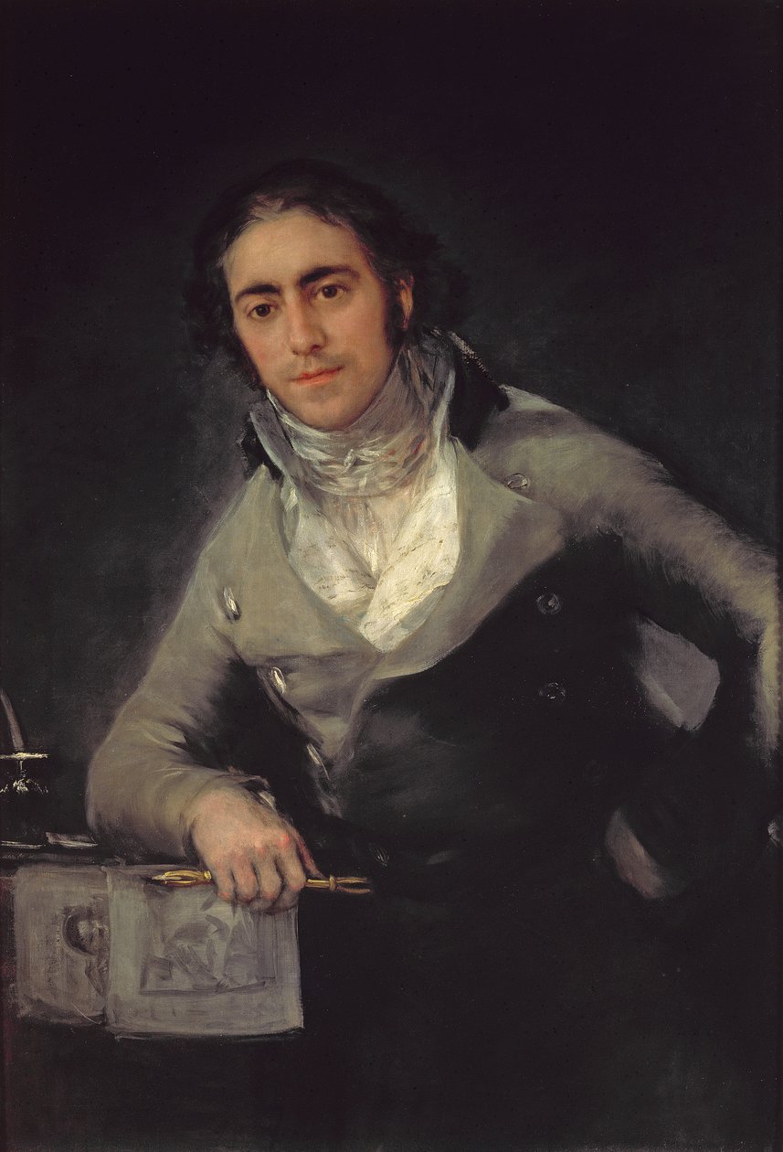 Portrét muže, o kterém se předpokládá, že je Don Evaristo Perez de Castro od Francisco de Goya