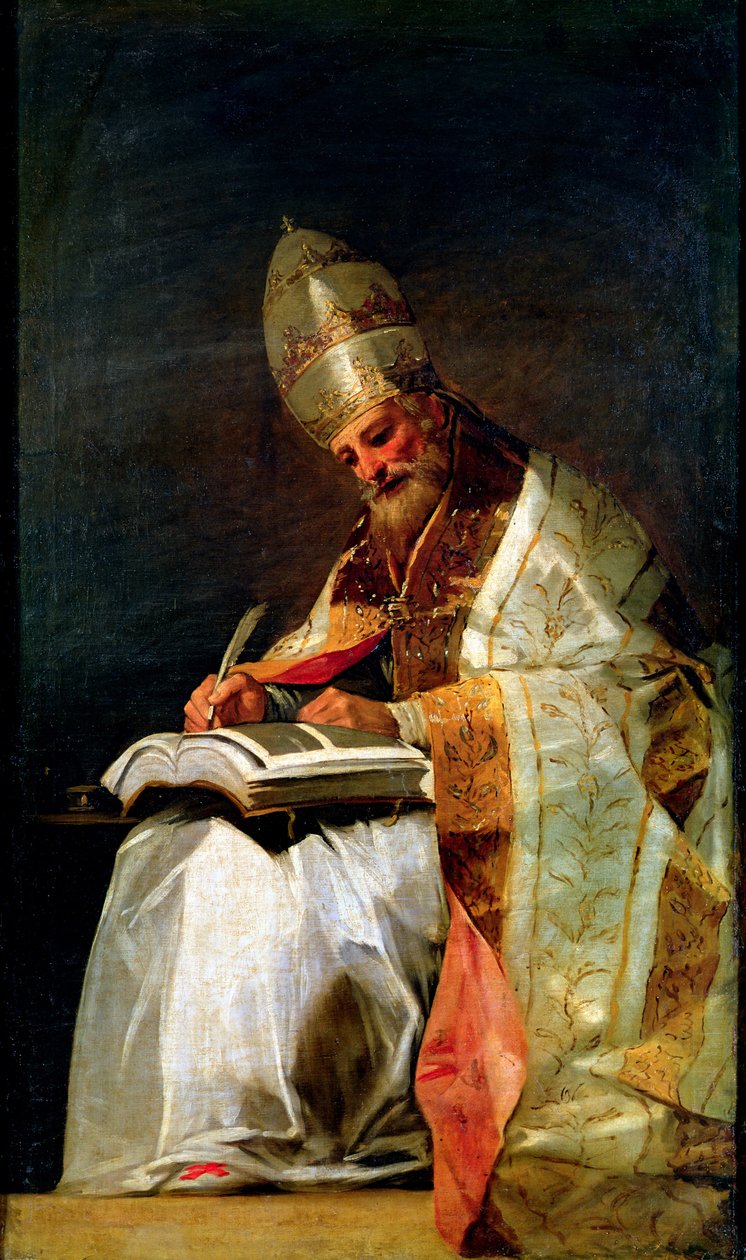 Svatý Řehoř Veliký, 1795-99 od Francisco de Goya