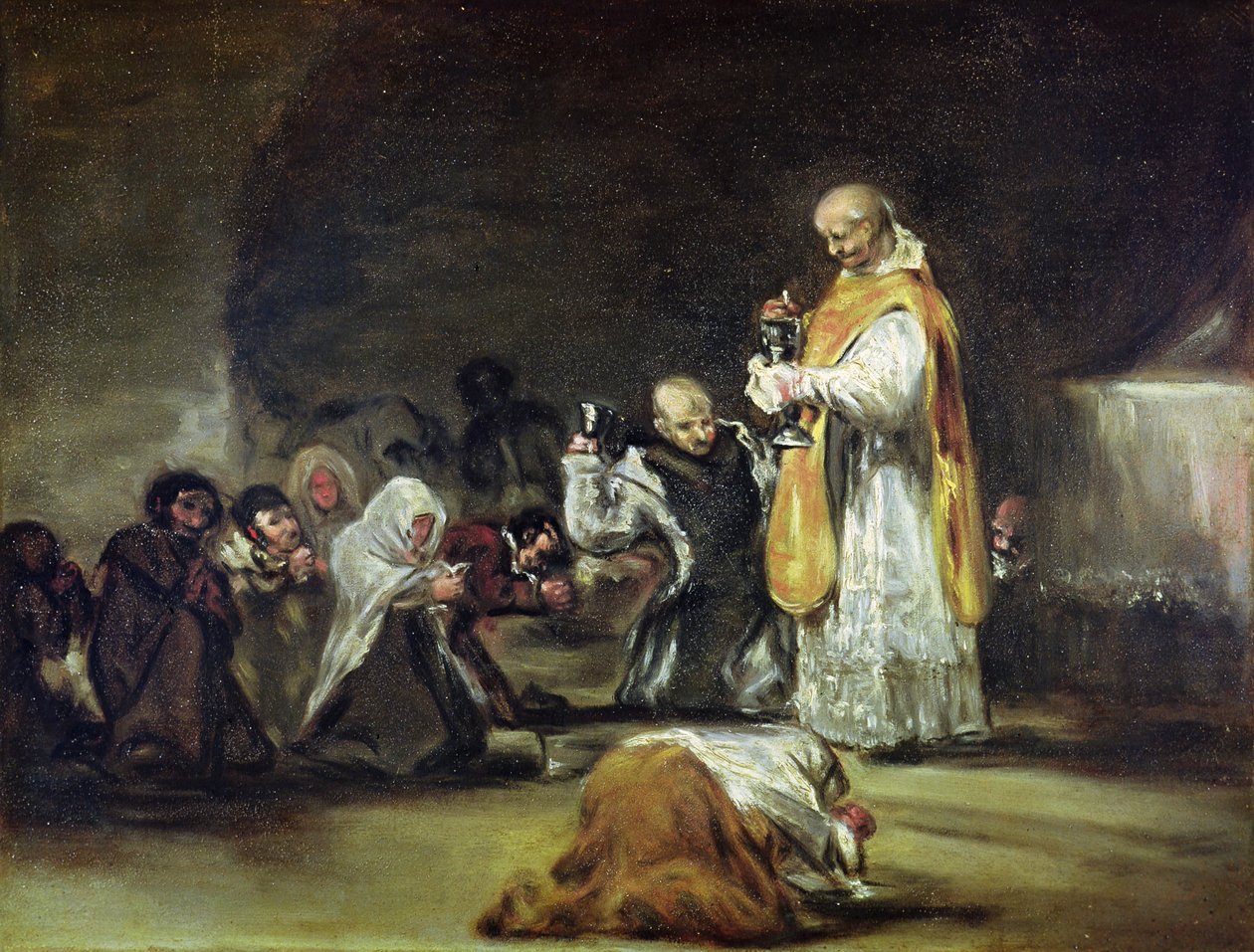přijímání od Francisco de Goya