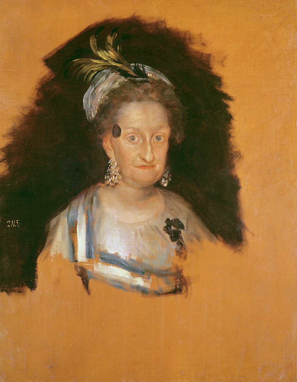Infanta Marie Josepha (studium pro rodinu Karla IV.), před rokem 1800 od Francisco de Goya