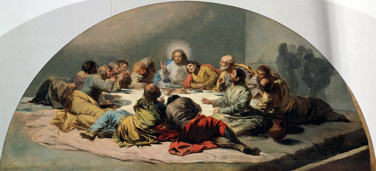 Poslední večeře, 1796-97 od Francisco de Goya