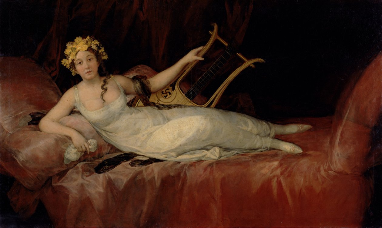 Markýza Santa Cruz, 1805 od Francisco de Goya
