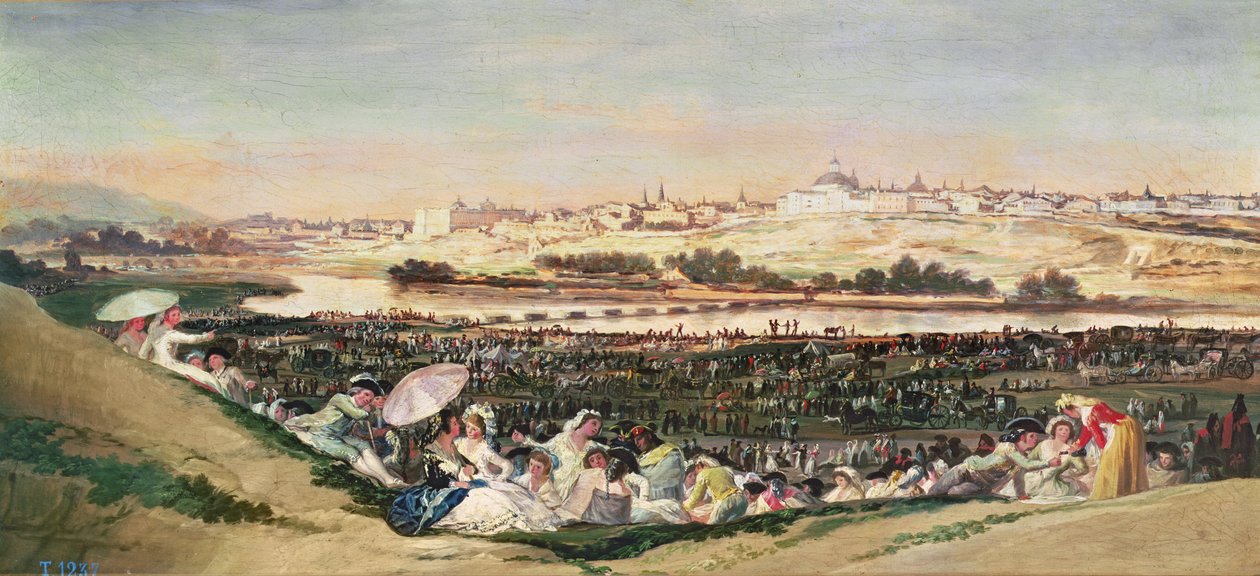 Louka v San Isidro, 1788 od Francisco de Goya