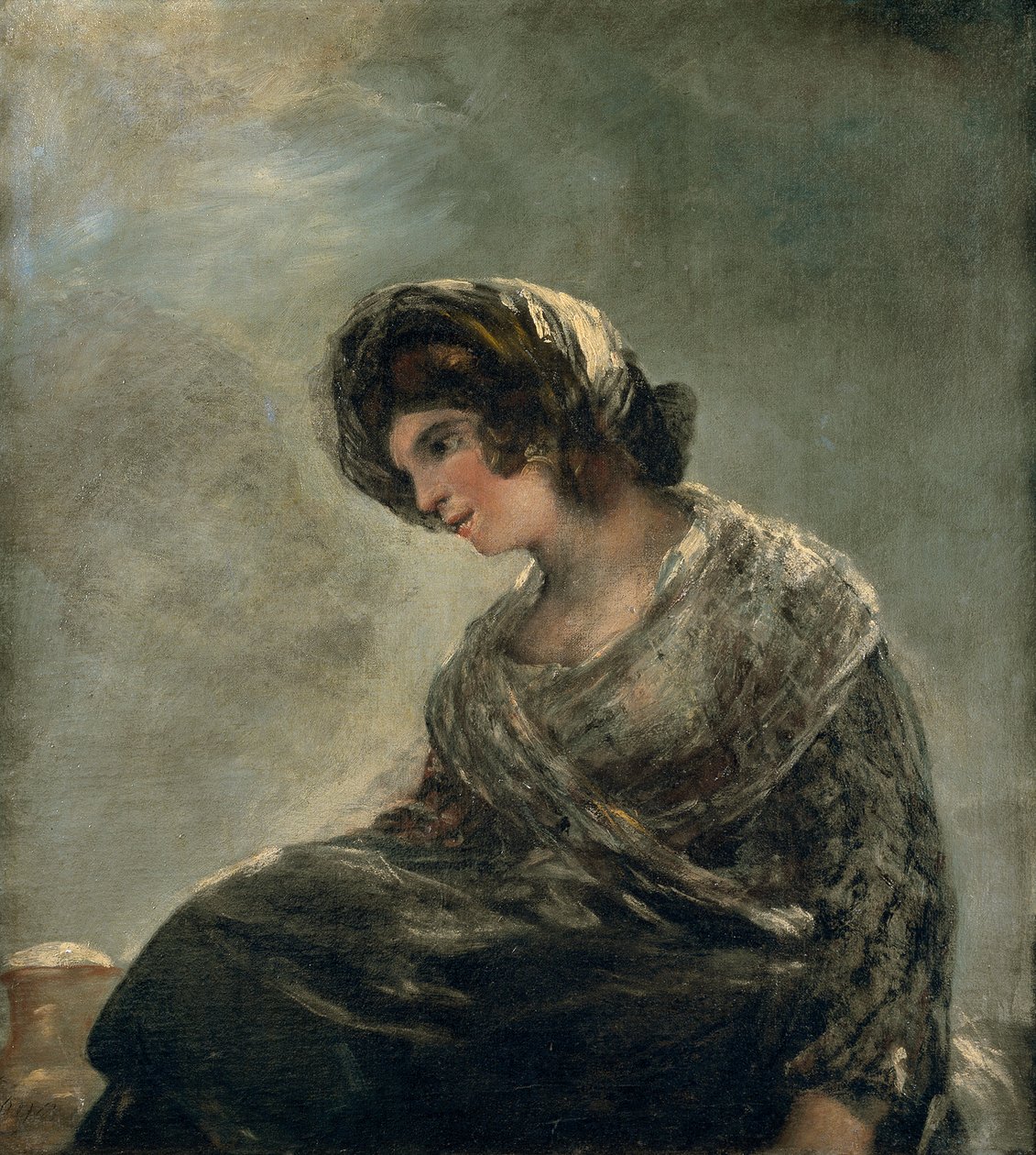 Dojička z Bordeaux, kolem roku 1827 od Francisco de Goya
