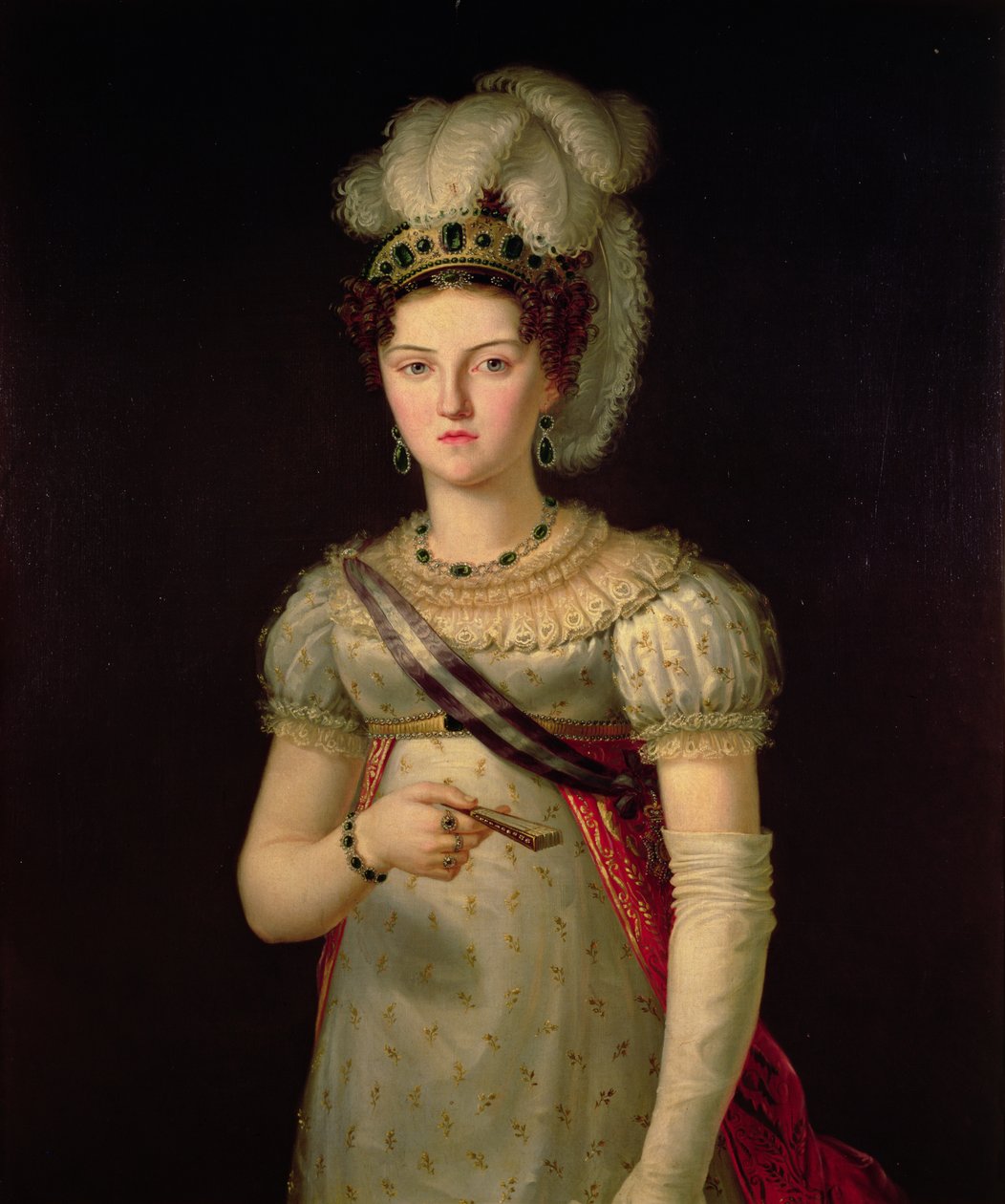 Portrét Marie Josefíny Amálie Saské od Francisco Lacoma y Fontanet