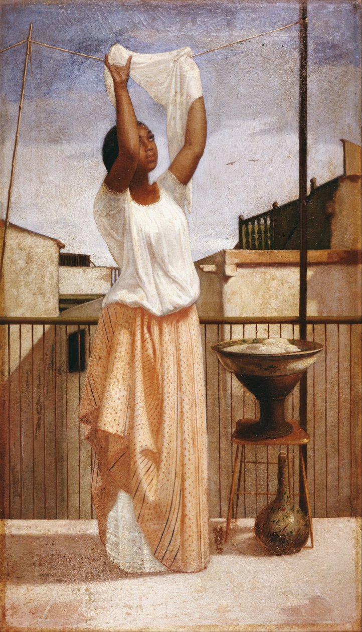 Laundress od Francisco Laso