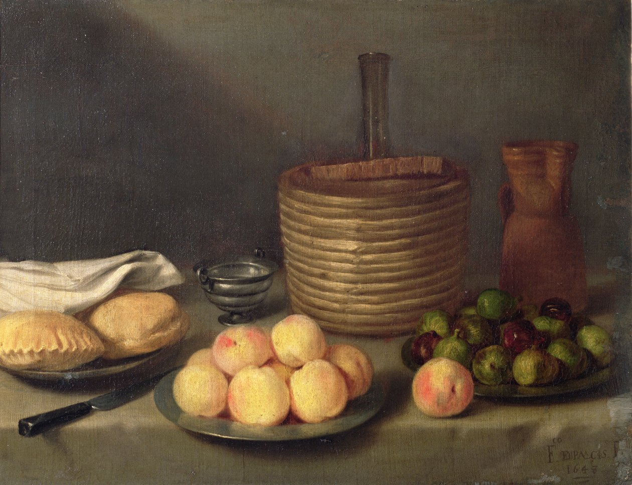 Zátiší s ovocem, 1648 od Francisco Palacios