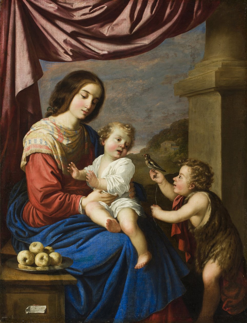 Madona s dítětem se svatým Janem, 1658 od Francisco de Zurbaran