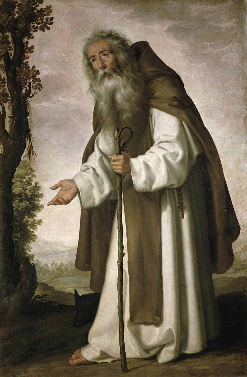 Svatý Antonín sklíčený, 1640 od Francisco de Zurbaran