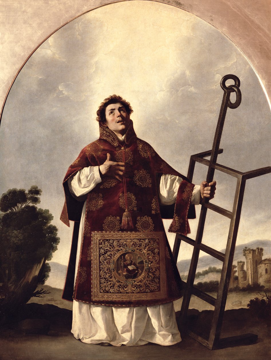 Svatý Vavřinec od Francisco de Zurbaran