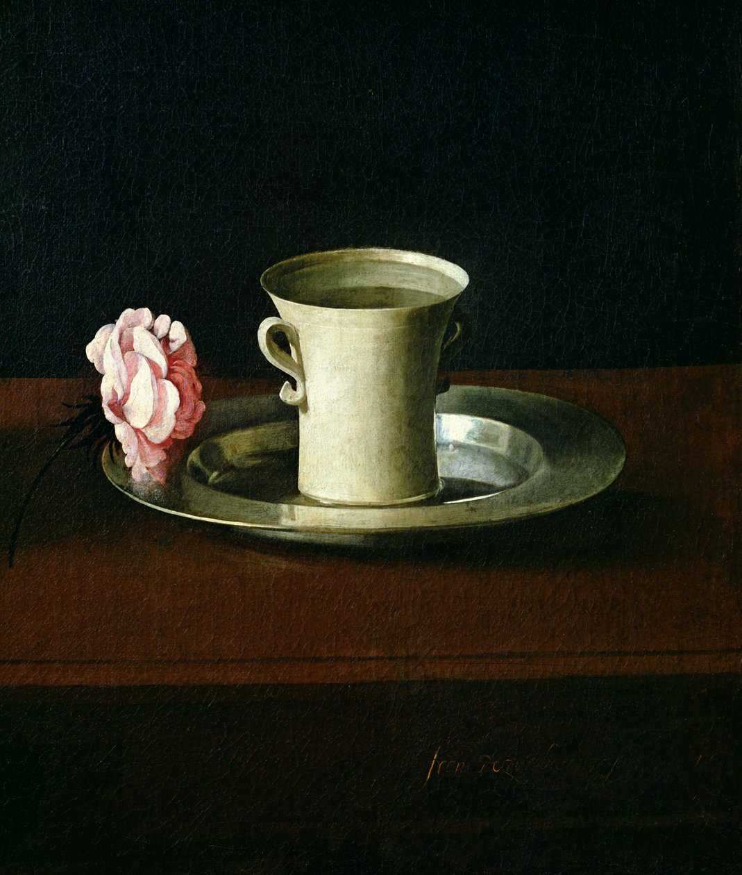 Detail zátiší olej na plátně z roku 209896 od Francisco de Zurbaran