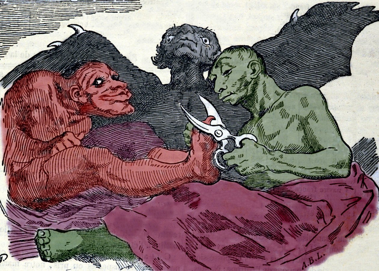 Vyráběli si toaletu: rytina Francisca Goyi y Lucientes (1746-1826) vytvořená kolem roku 1820. od Francisco (after) Goya y Lucientes