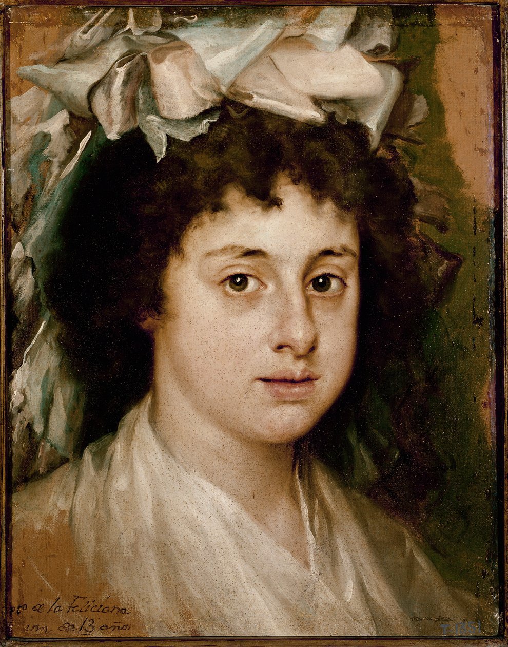 Portrét Feliciany ve věku 13 let (olej na plátně, kolem roku 1787) od Francisco Bayeu y Subias
