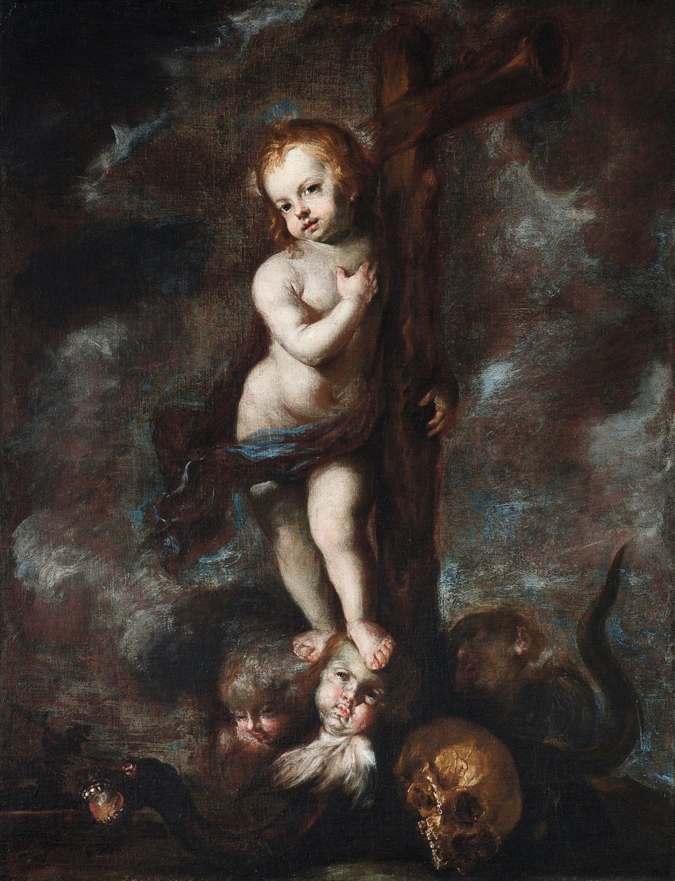 Francisco Camilo - Ježíšek jako vítěz nad hříchem a smrtí - cca 1640-60 od Francisco Camilo