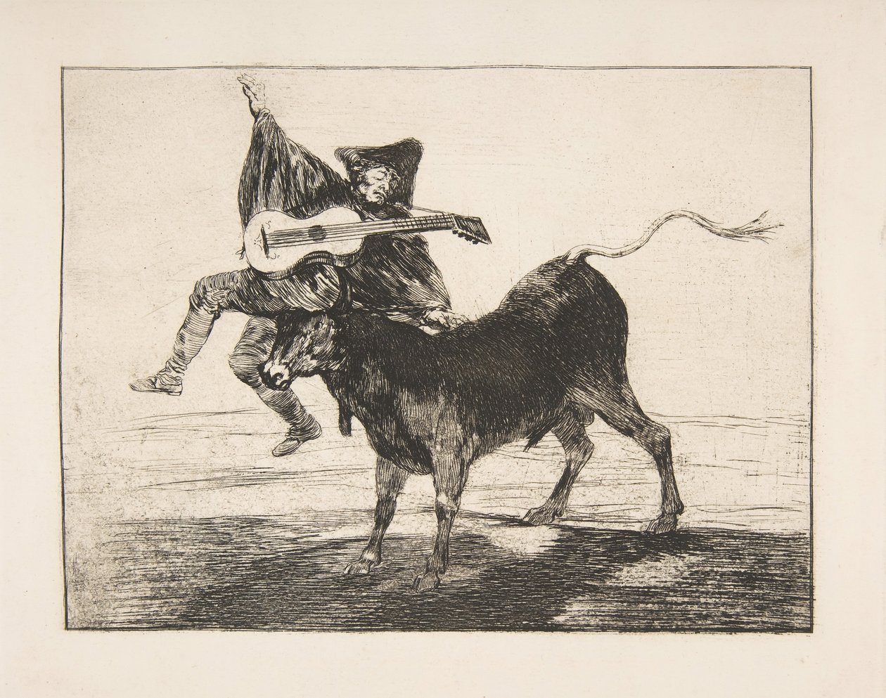 Barbarous Entertainment Barbara dibersion, 1800-1804. od Francisco de Goya