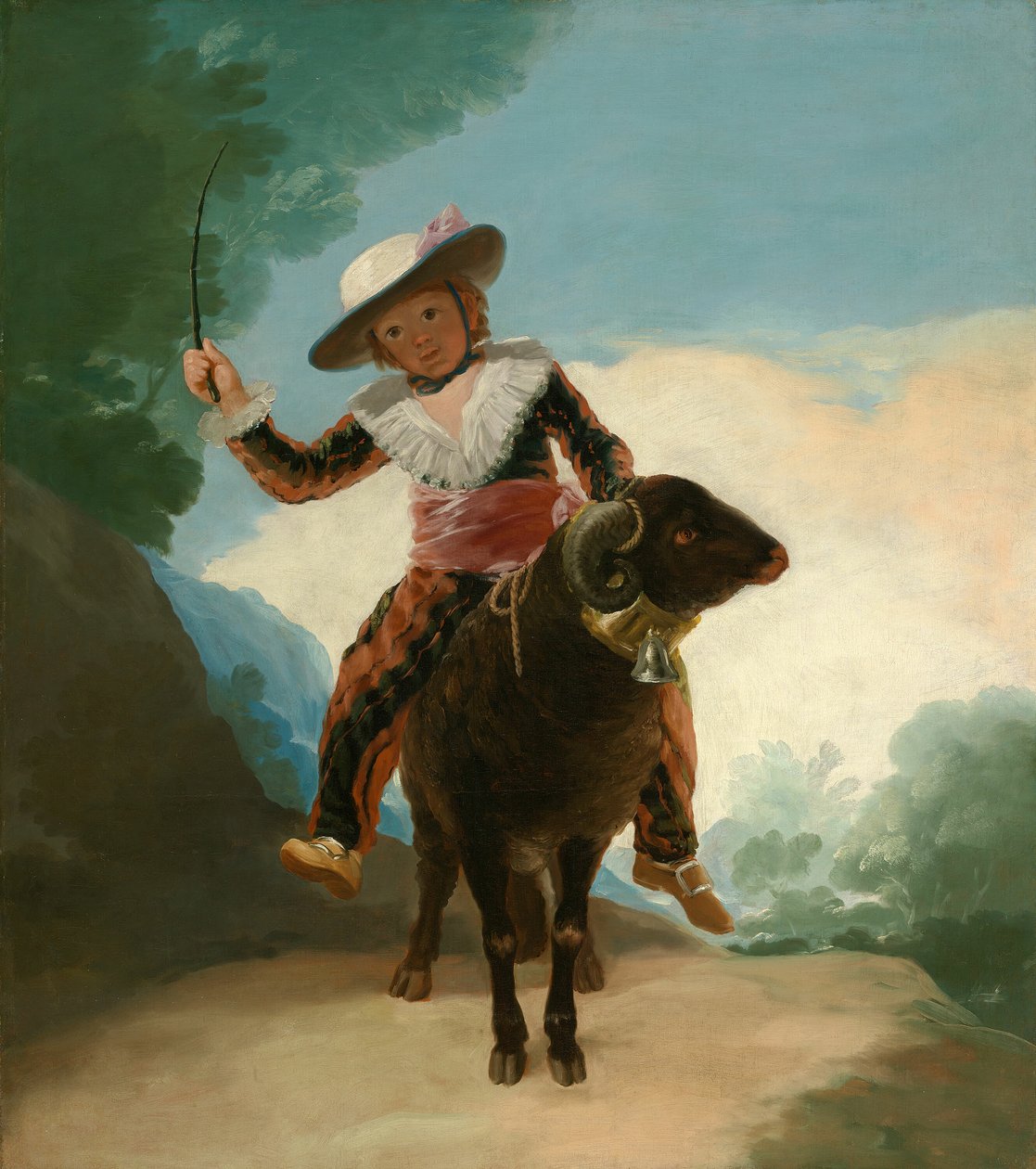 Chlapec na beraně, 178687. od Francisco de Goya