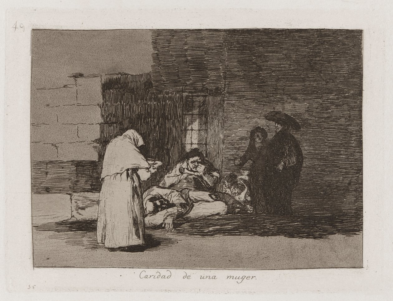 Charita ženy (Žena od Francisco de Goya