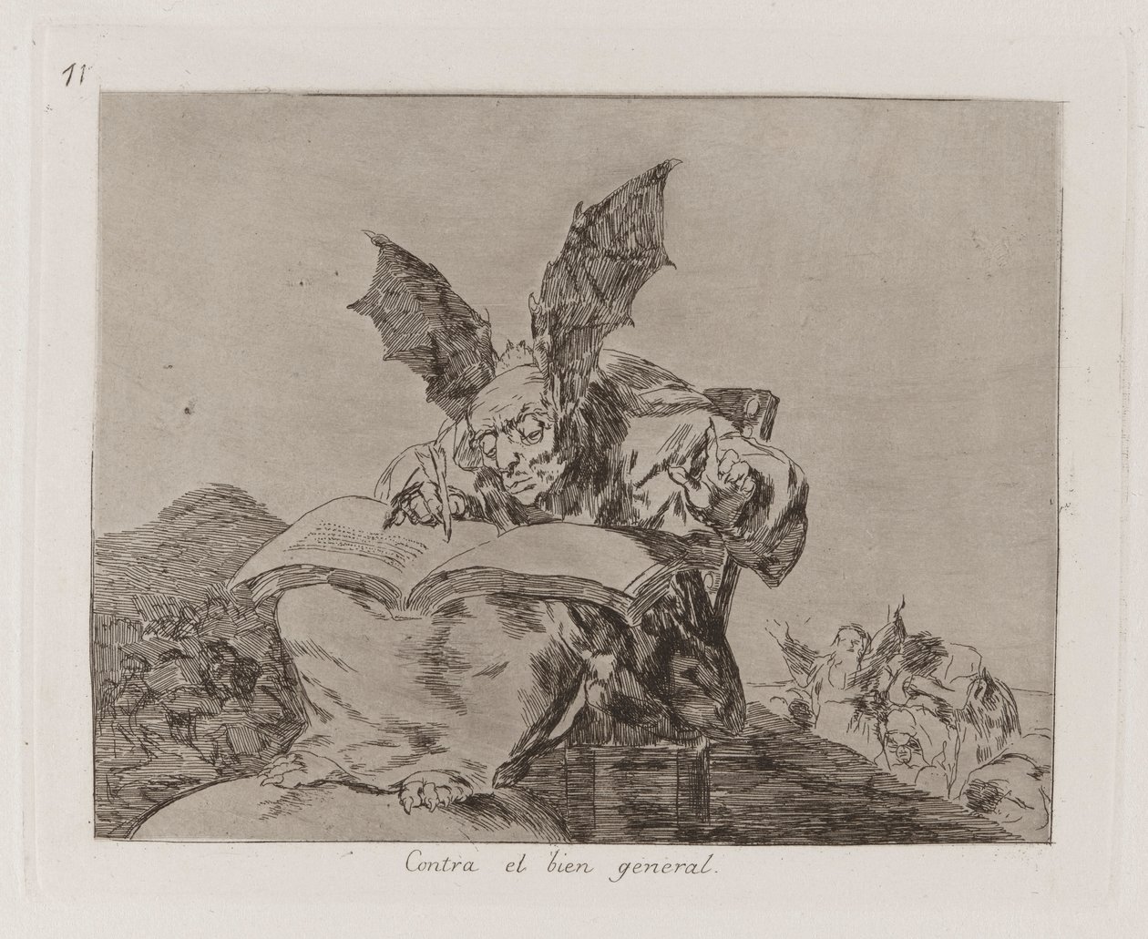 Proti obecnému dobru, deska 71 z The Disasters of War od Francisco de Goya