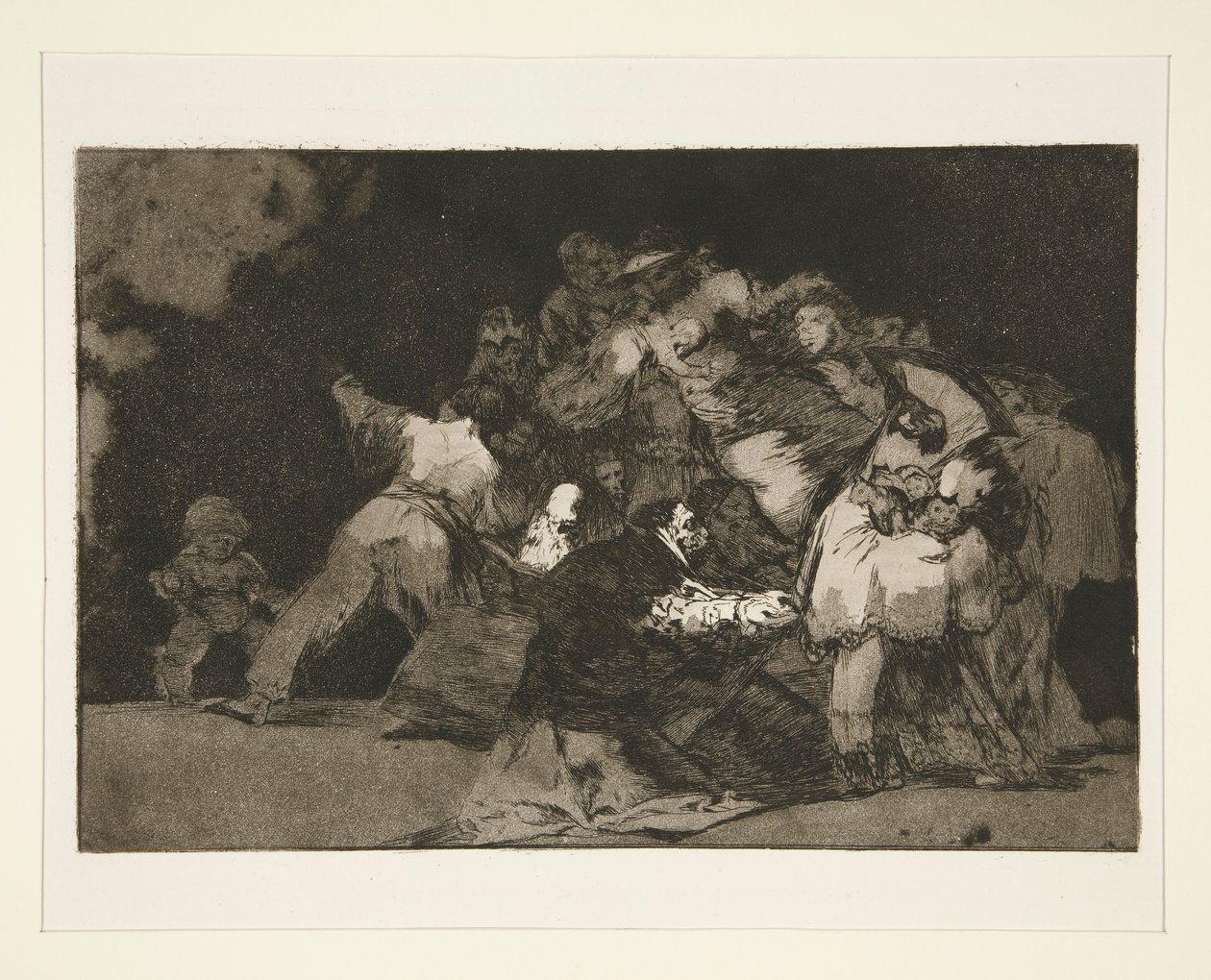 Nesourodý generál (General Folly), pl. 9 ze série Los proverbios od Francisco de Goya